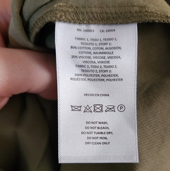 Mare Mare x Anthropologie Pleated Fall Cargo Skirt Olive Green Large EUC - Picture 6 of 9